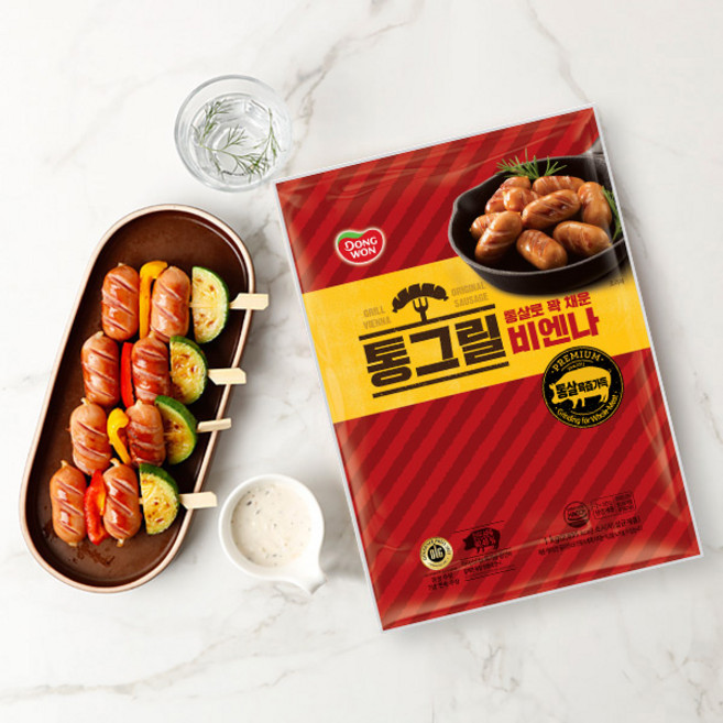 동원 통그릴 비엔나 1kg x 3봉, 3개