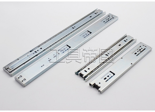 king slide 緩衝滑軌 三截式 25-70cm, 1個, 45cm(限宅配) 3M52G-45