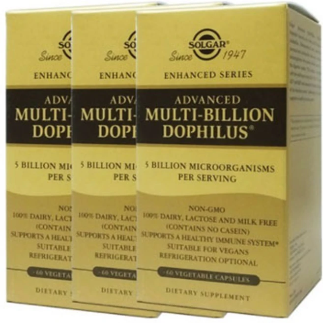 솔가 유산균 50억 어드밴스드 멀티 빌리온 도피러스 60베지캡슐 3개, 60정 - 쿠팡