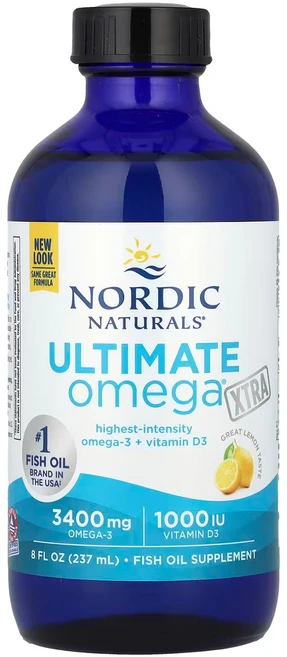 Nordic Naturals Ultimate Omega Xtra Liquid노르딕네추럴스 얼티메이트 오메가 엑스트라 237ml, 1개 - 쿠팡