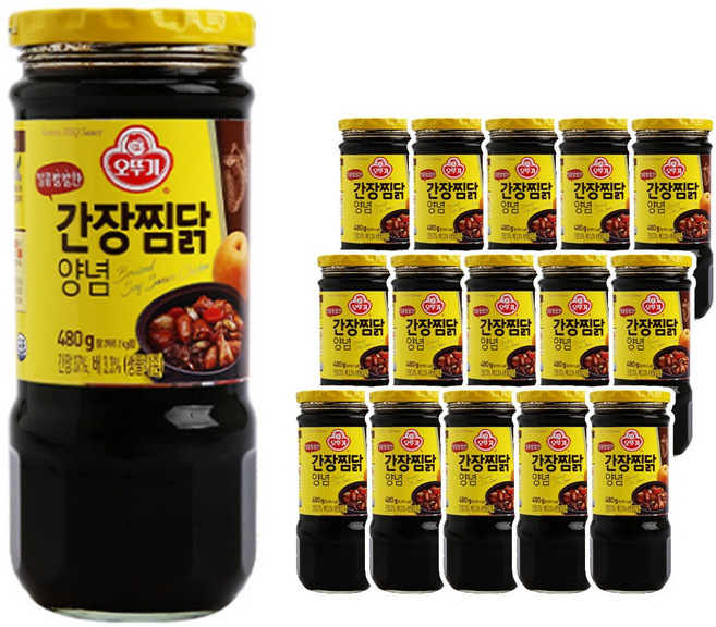 오뚜기 간장찜닭양념, 480g, 15개
