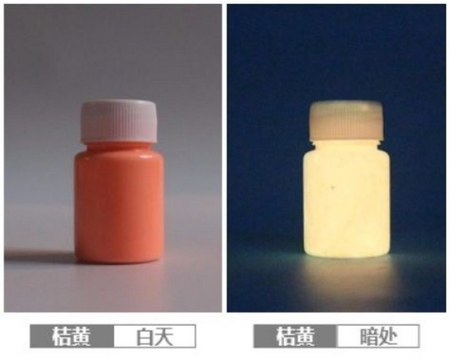 夜光漆 水性凝膠, 12橘黃, 1個