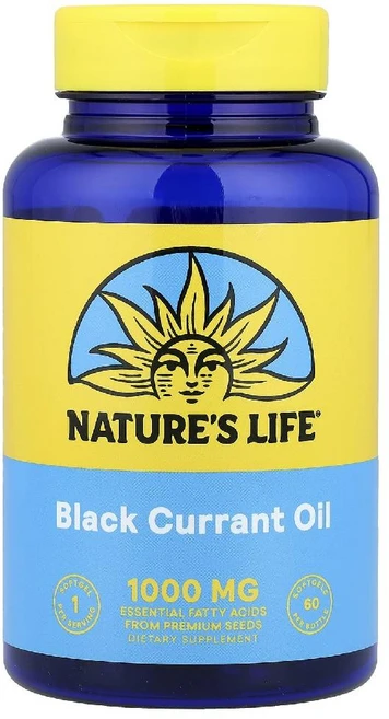 네이쳐스라이브 블랙커런트 오일 1000mg 소프트젤 60정, 1개 - 쿠팡