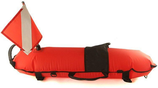 전문가용 [프리다이빙부이 안전부표], 레드 A15-1C-03