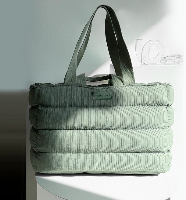 메바하트 대용량 노트북가방 숄더백 토트백, 그린