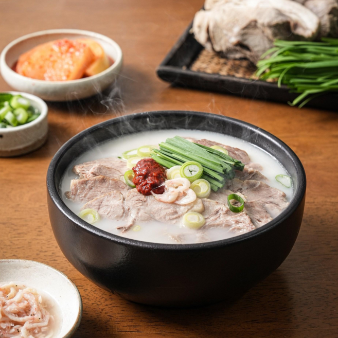 더웅촌 돼지국밥 4팩 고기푸짐 간편식 국밥밀키트, 4개, 700g