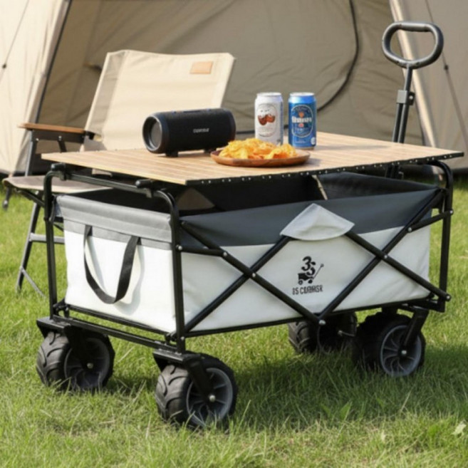 캠핑카트 웨건전용 테이블 접이식상판 이동식 캐리어수레, 1개, 상세페이지 참조