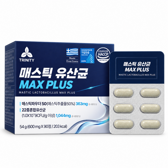 위건강 매스틱유산균 매스틱검 식약청인증 /15박스구매시 위엔 매스틱 증정, 1개, 90정