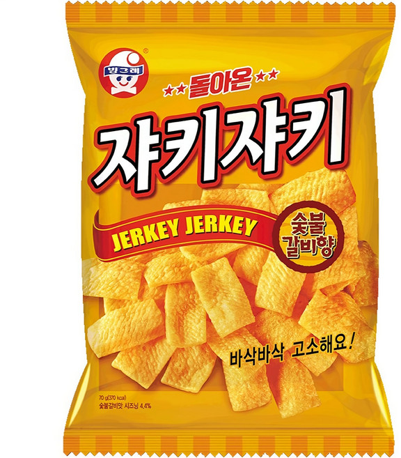 쟈키쟈키 숯불갈비향, 70g, 1개
