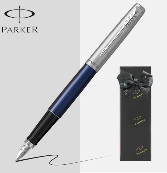 파카 만년필 조터 스텐레스 재질 [무료선물포장], F촉(보통촉), 로얄 블루 CT