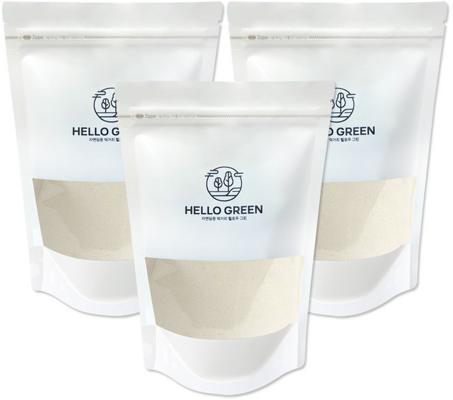 헬로우그린 국산 황기 분말 가루 (팩), 3개, 500g