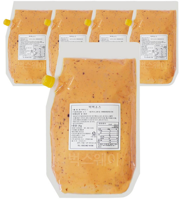 벅스웨이 빅벅소스 2kg 5개