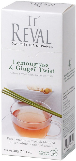 [유통기한임박 26.5.1] 떼레발 레몬그라스 앤 진저 트위스트 허브티, 1개, 15개입