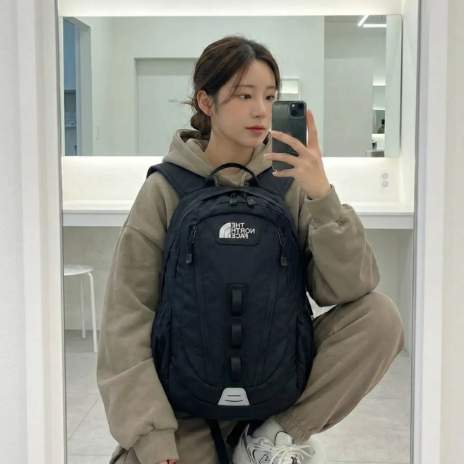 [AS가능] 노스페이스 미니샷 백팩 가방 블랙 책가방