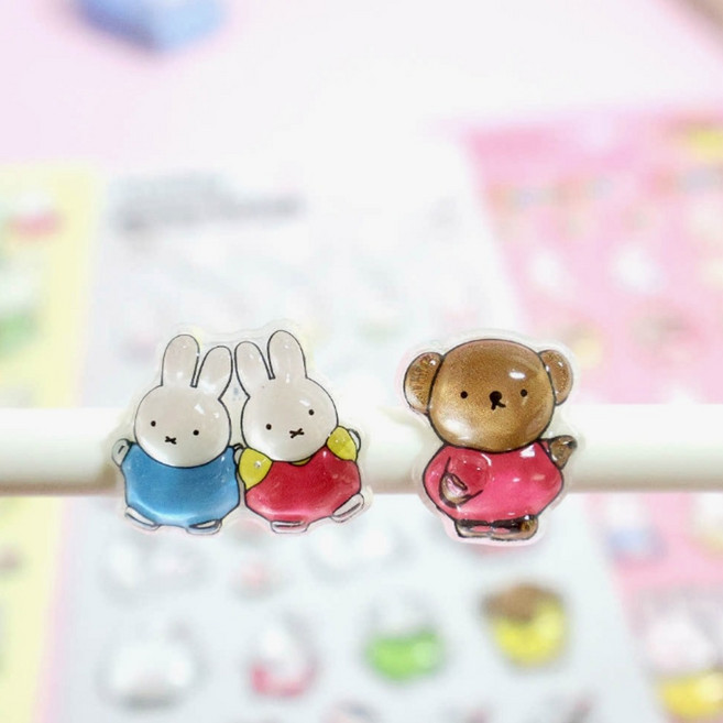 미피 3D 크리스탈 스티커 랜덤 1개