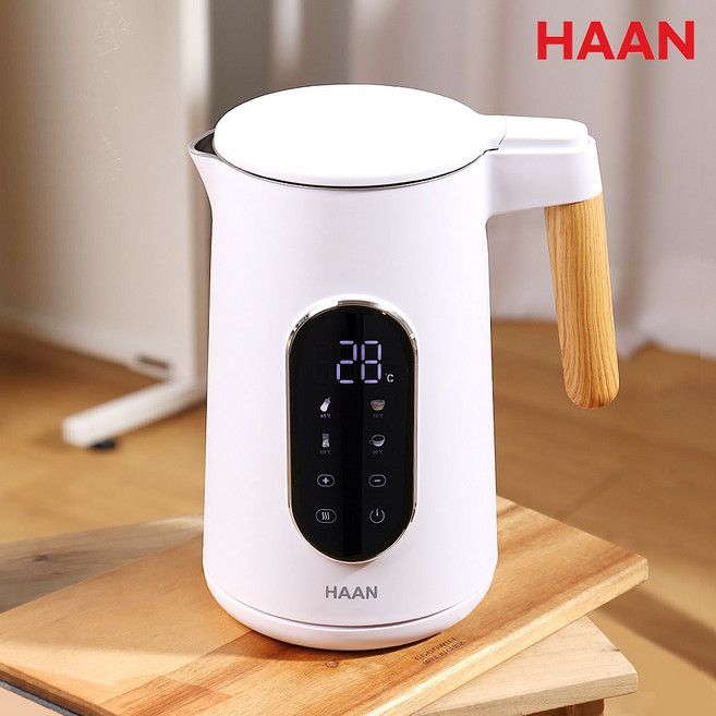 한경희 전기포트 HEK-B176 화이트 / 스테인레스304 / 1.7L 대용량