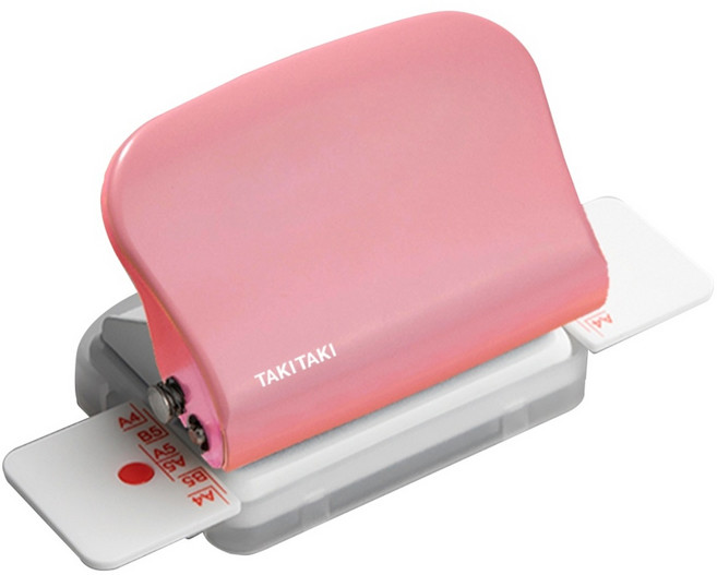 타키타키 6공 타공기, 핑크, 1개