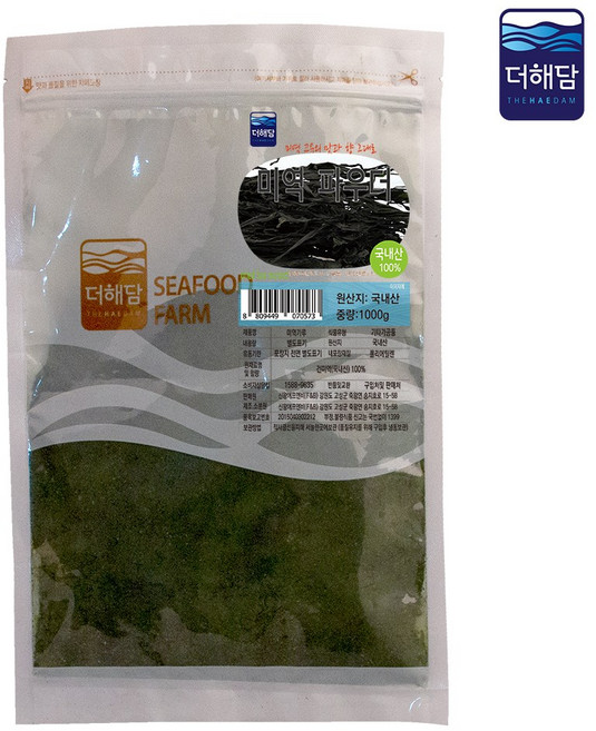 더해담 미역 파우더 1kg(분말), 1개