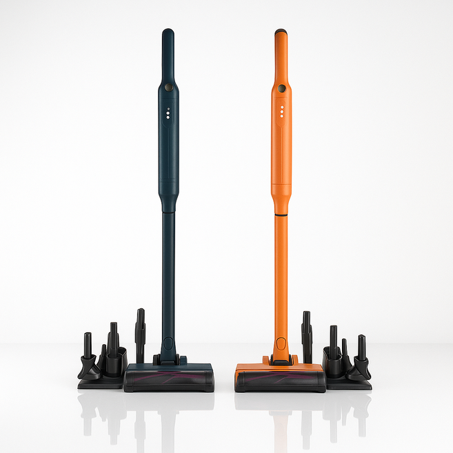 샤크닌자 에보파워 시스템 가벼운 무선 핸디스틱 자동 청소기 ADV CS601KR, 다크블루