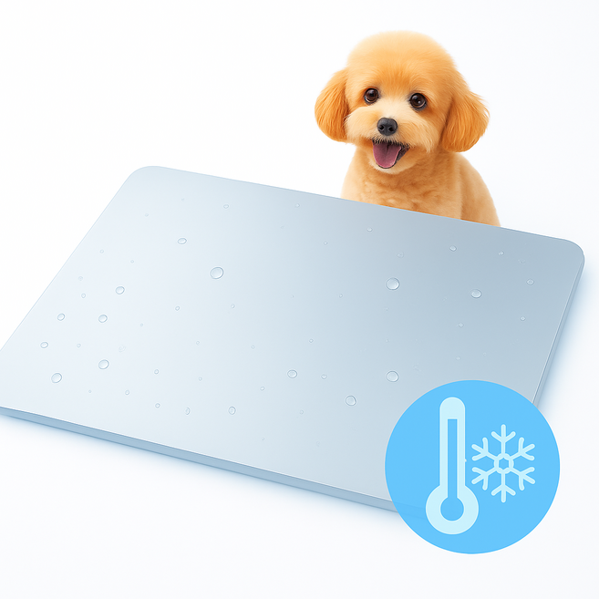 쿨 메탈 매트 알루미늄 강아지 고양이 반려동물 대리석 여름, 1개, 1개