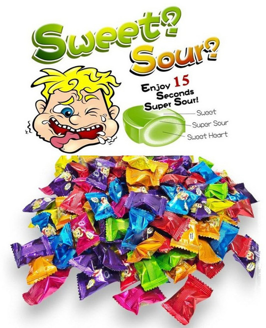 울트라 사우어 캔디 145여개입 대용량 7가지 골라먹는 맛, 450g, 1개, Candy