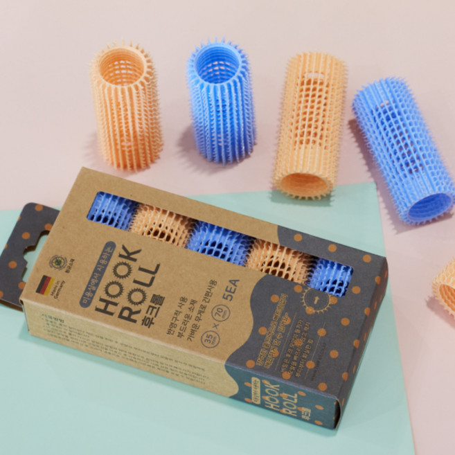 후크롤 독일제 헤어롤 MADE IN GERMANY, 35mm-70mm(5ea)