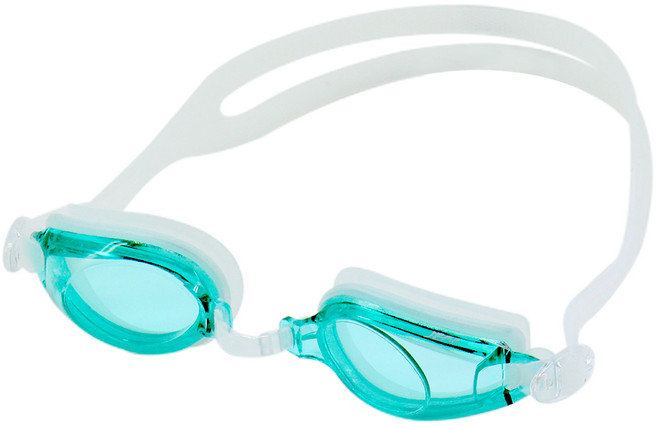 제프 국내제작 성인 아동 공용 물안경 UV자외선차단 안전성 시험 합격 아동물안경 성인물안경 김서림방지코팅 안티포그 수경 WS-106, 민트, 1개