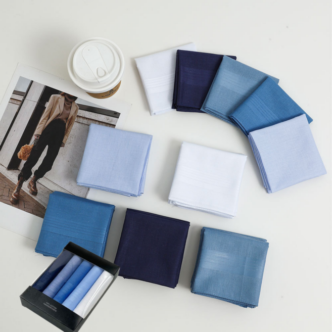 스타일러버 남자 순면 등산 5종 세트 손수건