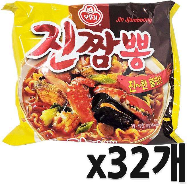 오뚜기 진짬뽕 130g, 32개