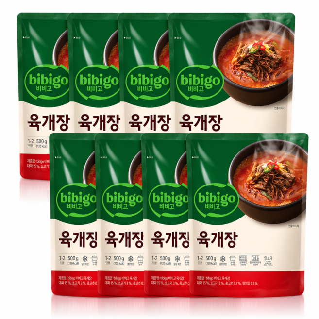 비비고 육개장, 8개, 500g