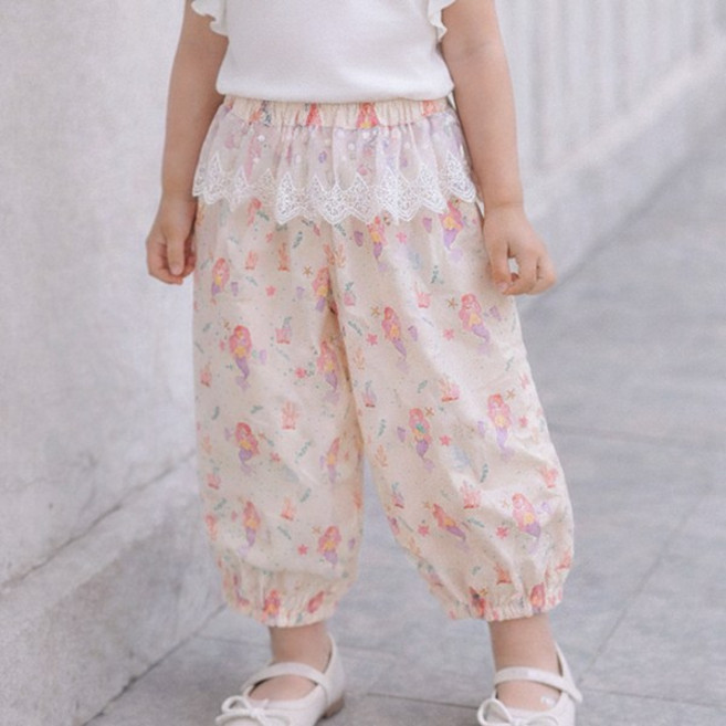 우주아이 아동용 레이스랩 배기핏 팬츠