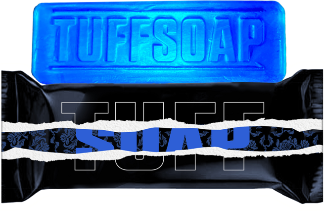 TUFFSOAP 터프소프 향수 비누 / UFC 챔피언 페레이라 비누 (블루), 1개입, 155g