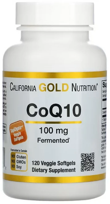 CGN 캘리포니아골드뉴트리션 큐엔자임 CoQ10 100mg 120베지소프트젤, 1개, 120정 - 쿠팡