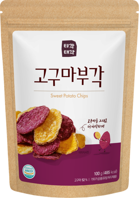 티각태각 고구마부각, 100g, 4개