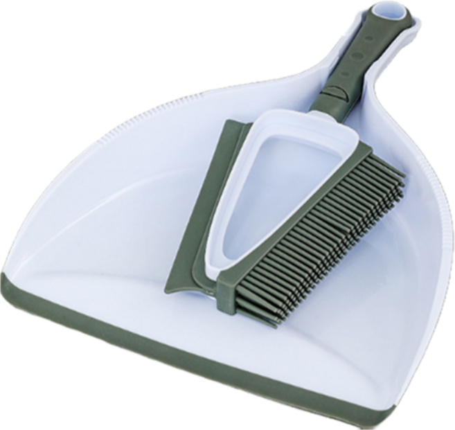 실리콘 미니 빗자루 스퀴지 + 쓰레받이 세트, 6세트