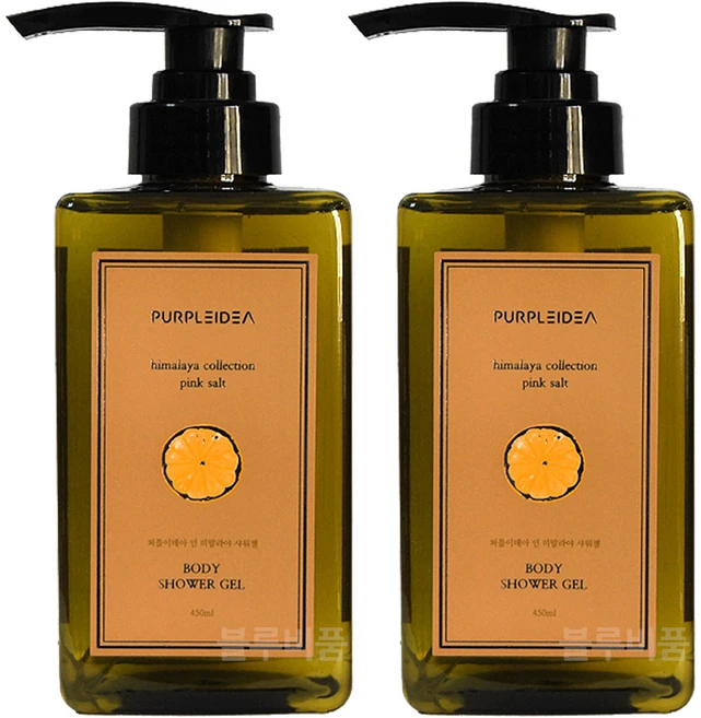 퍼플이데아 히말라야 바디워시 450ml x 2개 - 쿠팡