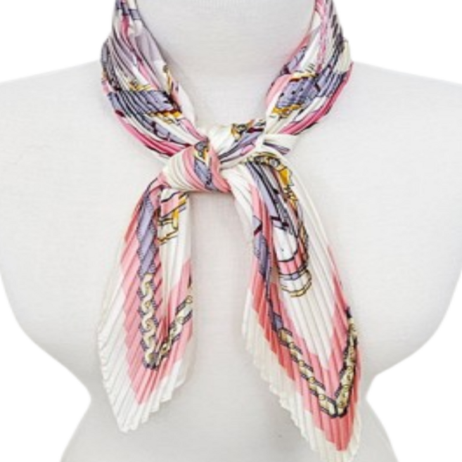 선비코 쁘띠 주름 스카프