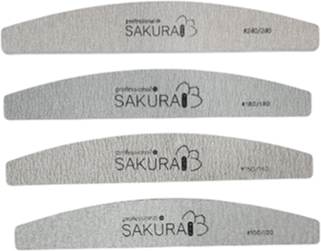 사쿠라 반달지브라 파일 네일 실기재료 5개입 / 10개입, 5개, 180그릿
