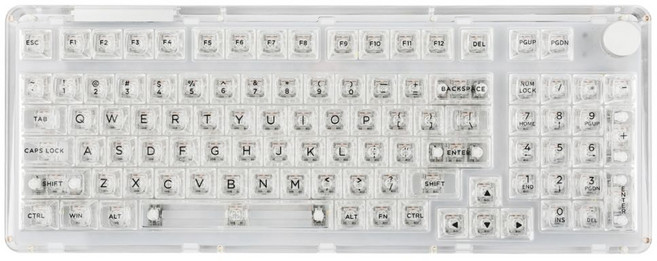 KiiBOOM 키붐 팬텀 98 투명 기계식 키보드