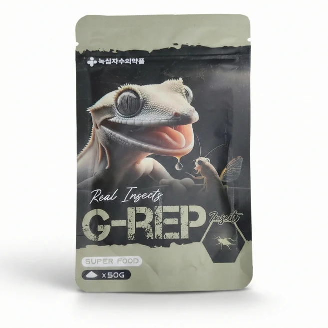 녹십자 G-REP 크레스티드 게코 슈퍼푸드 인섹트, 1개, 50g - 쿠팡