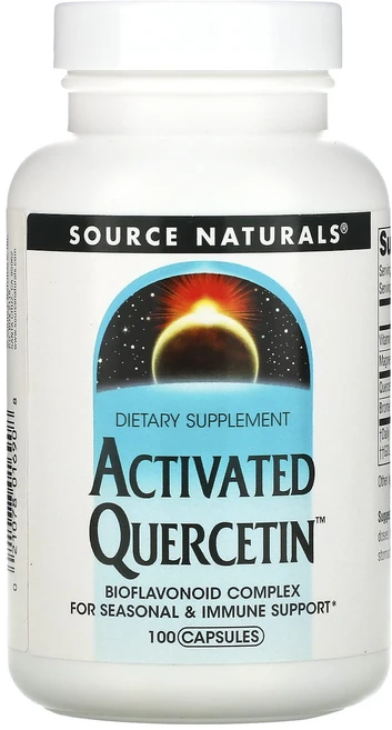 Source Naturals Activated Quercetin 100정, SourceNaturalsActivatedQuercet, 1개 - 쿠팡