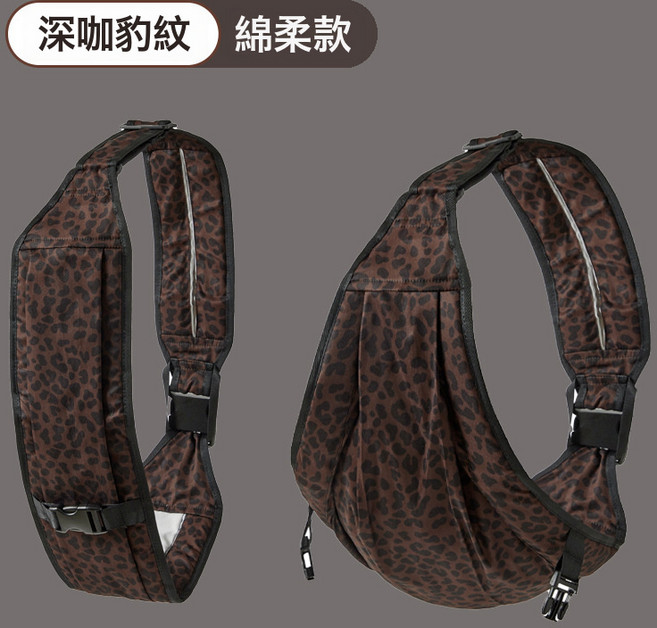 跨境新款抱娃神器解放雙手嬰兒揹帶前抱式兒童抱抱託腰凳帶CPC, 【四季款】開肩布款-深咖豹紋