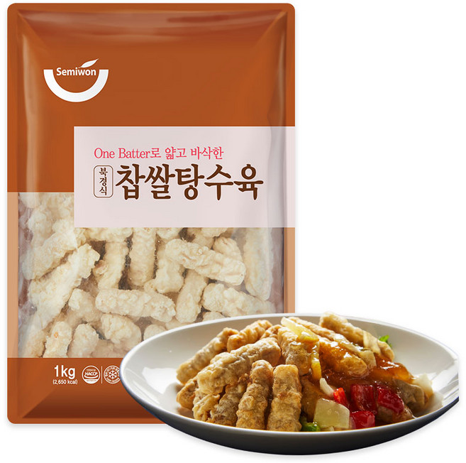 북경식 찹쌀탕수육 (소스미포함), 1kg, 1개