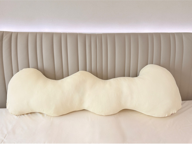 BENRAN 바디필로우 냉감바디필로우 안고자는베개 여름바디필로우 모던 큐티 몸이유연 긴베개, 미색