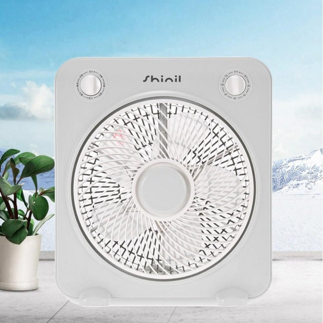 폭염대비 신일 안전망 회전 5엽 날개 박스팬 바닥 선풍기 3단 당일발송