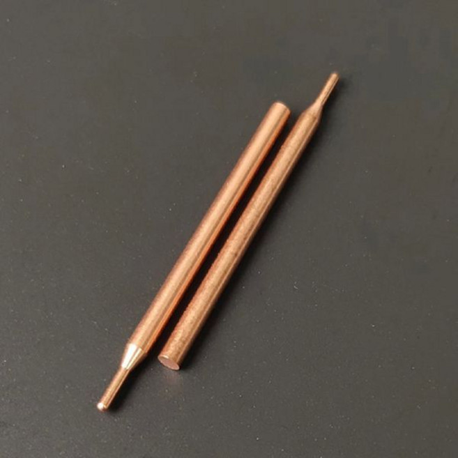 18650 핸드 헬드 스폿 용접기 리튬 배터리 포인트 용접 펜 알루미늄 산화물 구리 니들 전극 팁 1 개 2 개, 1개