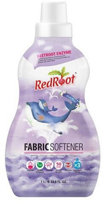 레드루트 유아 섬유유연제 머스크플로랄, 1L, 12개