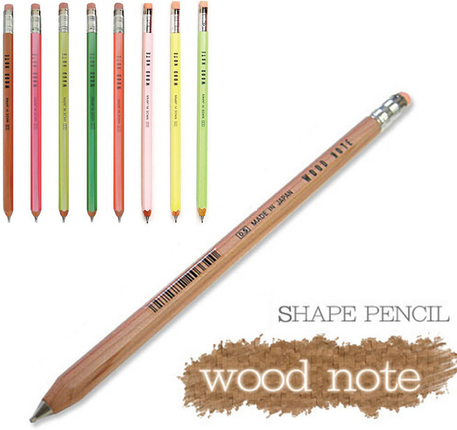 기타보쉬 wood note 샤프 / 우드샤프 / 우드노트 / 연필샤프, 내츄럴