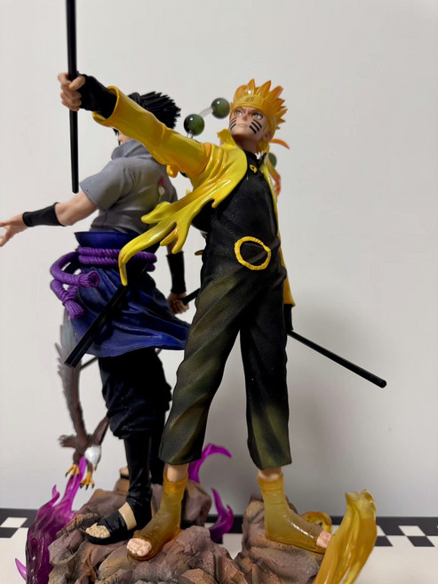 火影 鳴人佐助 GK公仔 手辦 高30cm 全新未拆, 1個