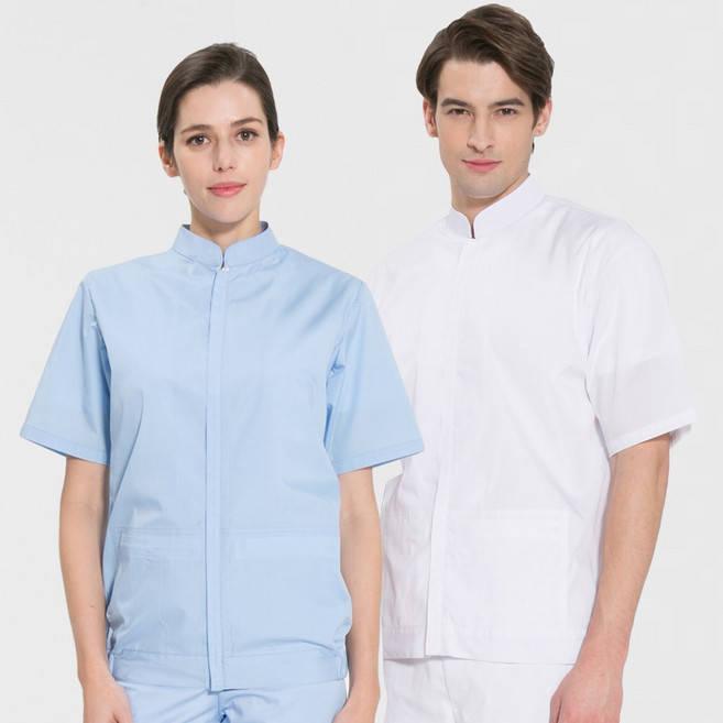 위생복 반팔 TC45수 스판덱스 자켓 2color (남녀공용)